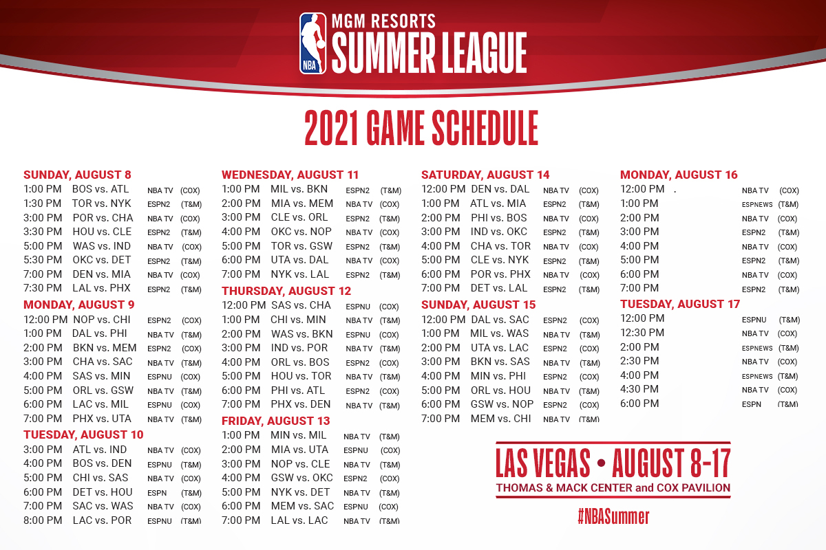 2021 NBA Summer League | UNLVtickets.com